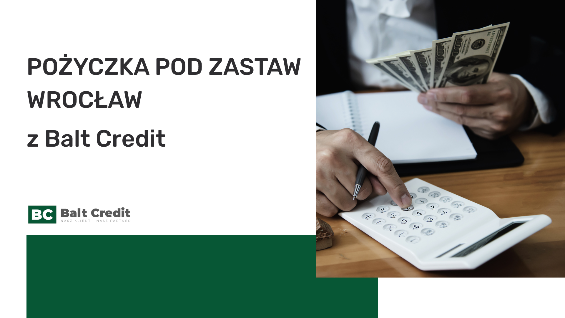 Pożyczka pod zastaw Wrocław z Balt Credit