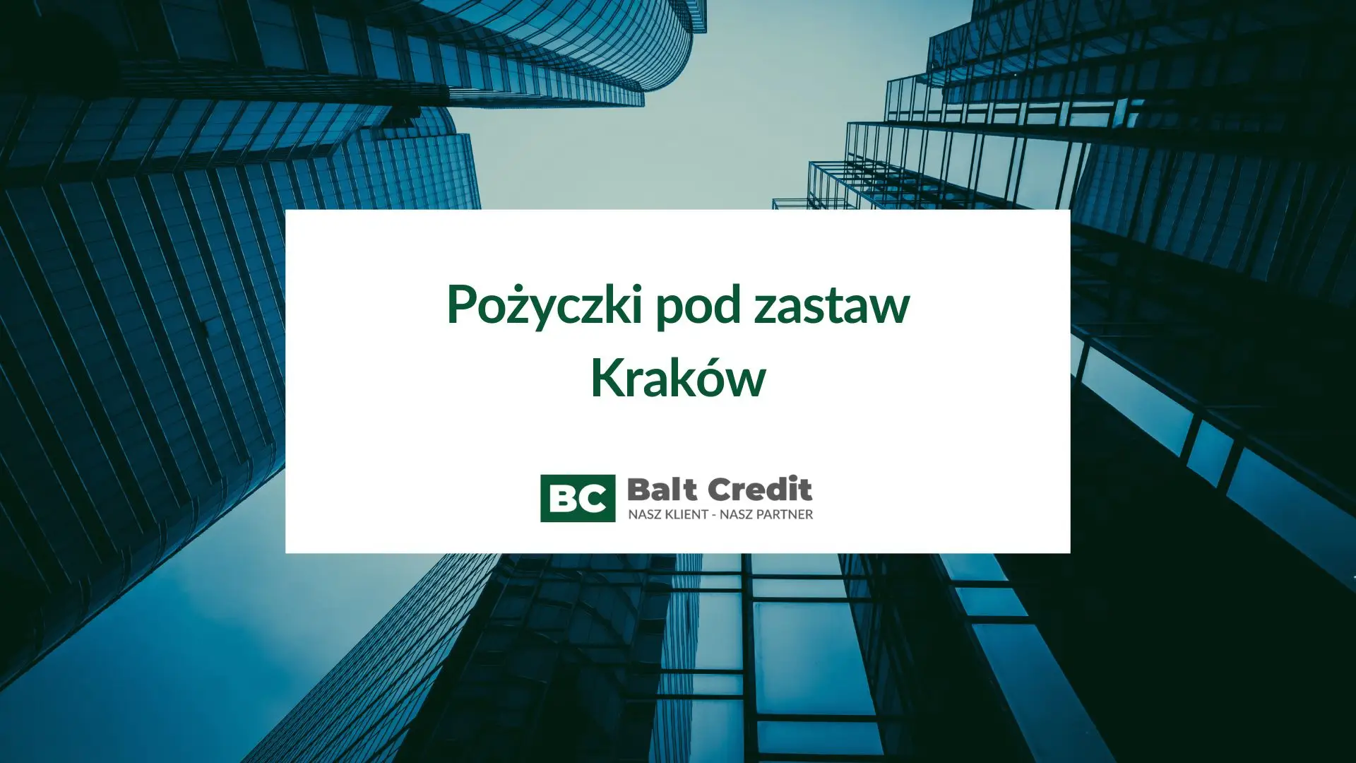 Pożyczki pod zastaw Kraków